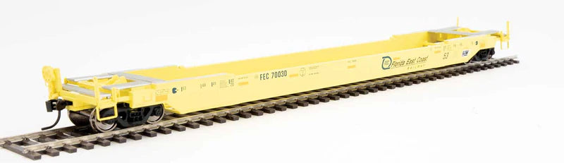 Walthers Proto #109040 HO Scale Gunderson Rebuilt All-Purpose 53ft Well Car #70398 Yellow Livery