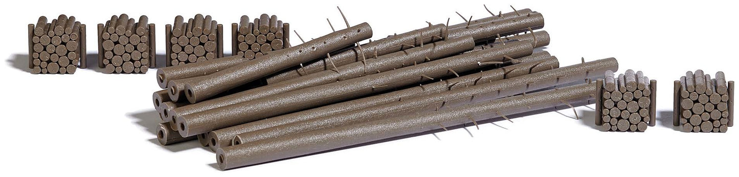 Busch 1379 H0 Gauge Timber for stock in timber yard