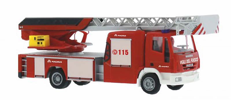 Rietze H0 Gauge Article # 72604 Fire Brigade Iveco DLK 32