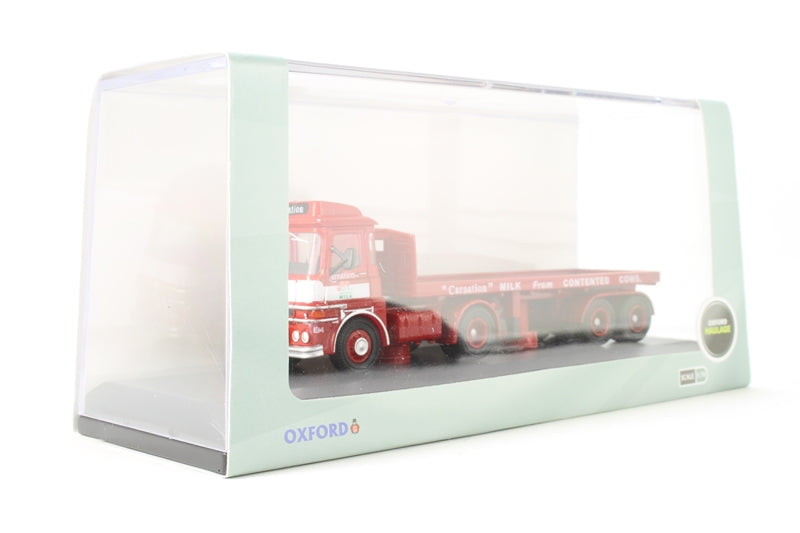 Oxford Diecast 76LV002 ERF LV Flatbed Semi Trailer 00 Gauge (1:76 Scale)