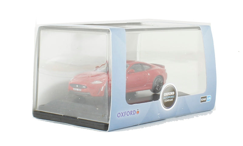Oxford Diecast 76XKR002 Jaguar XKRS Italian Racing Red OO Gauge (1:76 Scale)