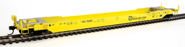 Walthers Proto #109039 HO Scale Gunderson Rebuilt All-Purpose 53ft Well Car #70207 Yellow Livery