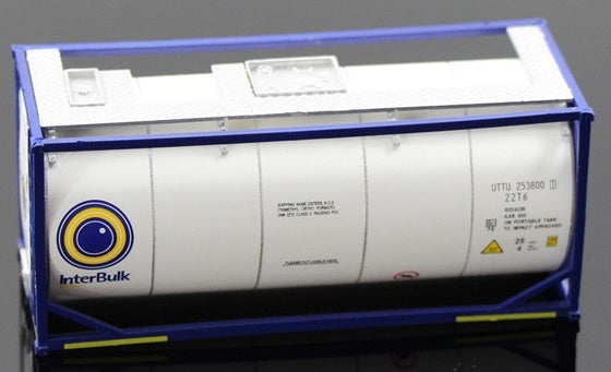 InterBulk 20ft Tank Container (H0 Gauge) 1:87 Scale