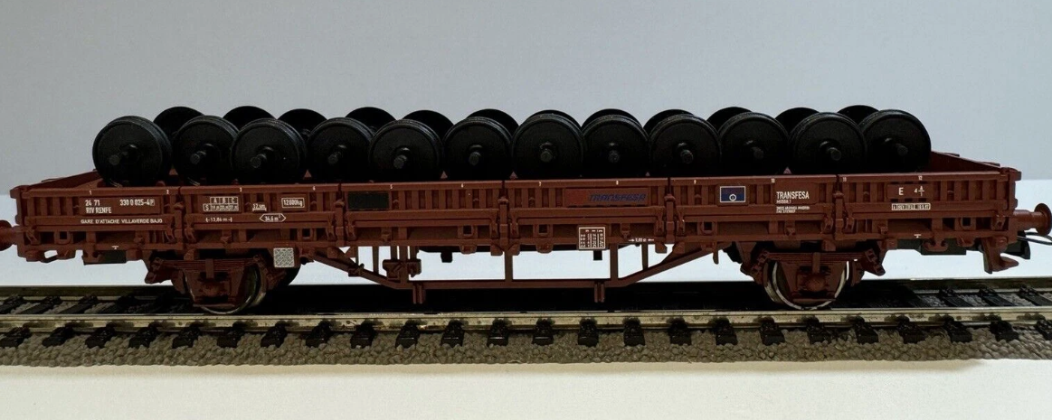 Electrotren 1654K - RENFE Ks "Transfesa" stake wagon, HO 2 axle loading