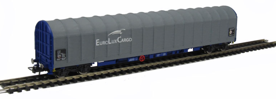 Rivarossi HR6114 Tarpaulin covered wagon 4 axle type Rilnss
