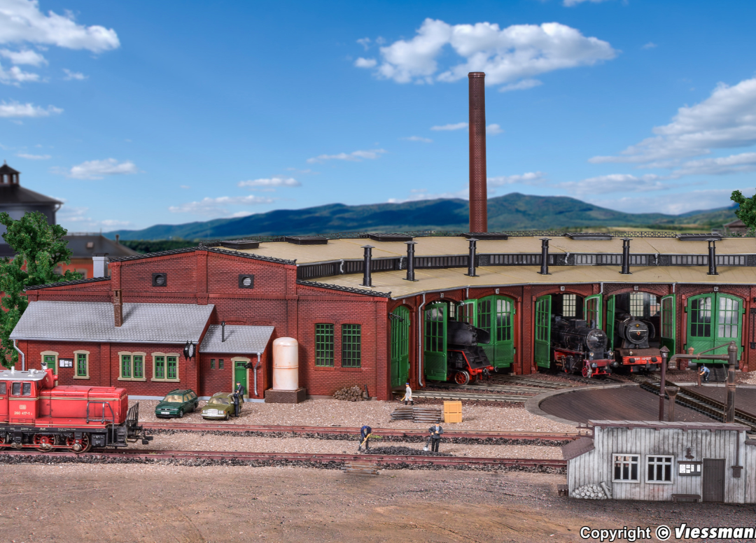 VOLLMER 45758 Roundhouse 6 Stalls