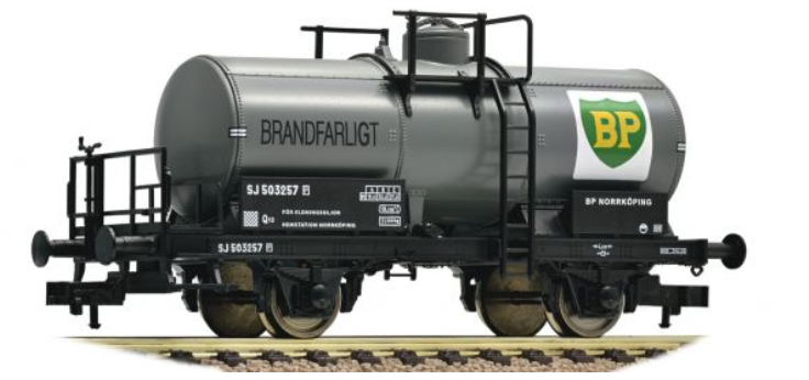 FLEISCHMANN 542904 Kesselwagen BP der SJ Spur H0