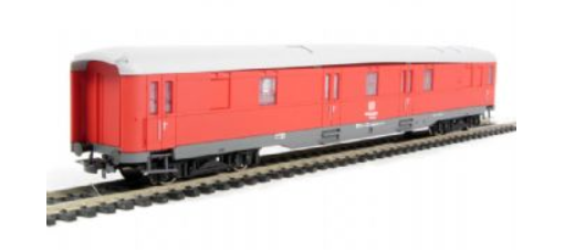 Liliput L383811 Escort van for goliath crane of the German DB in red livery - Epoch V