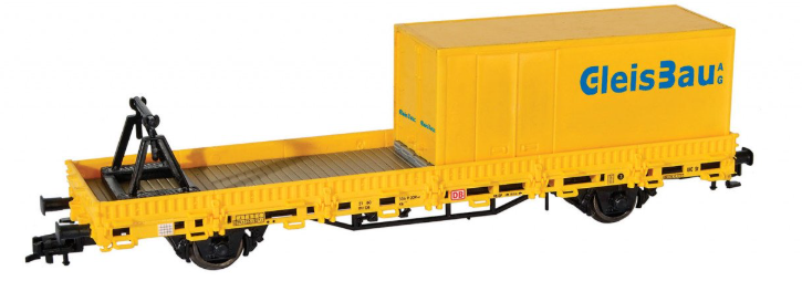 KIBRI 26264 H0 Protection trolley with support for ballast collector MFS 100 and container FM