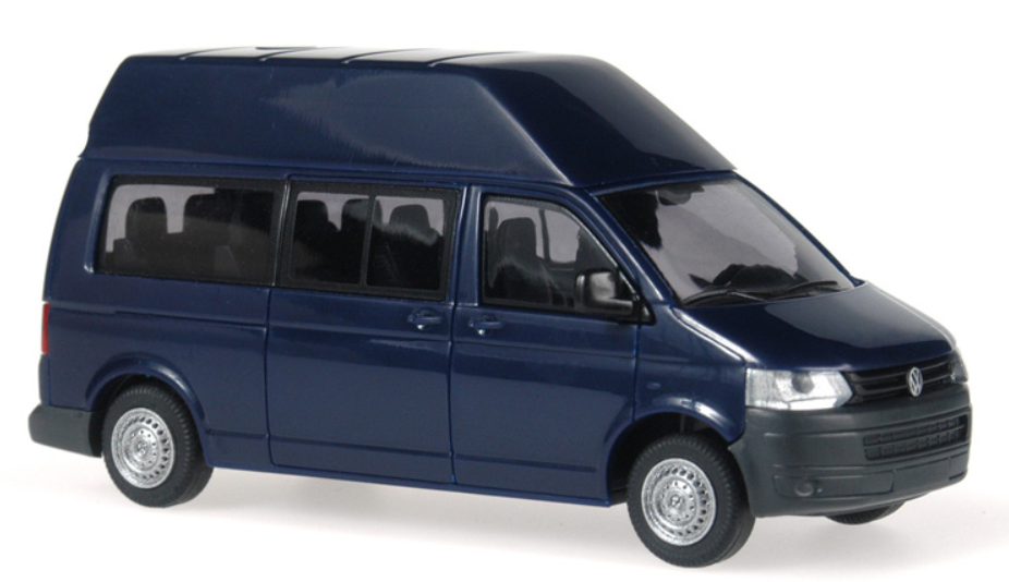 Rietze 11524 Gauge H0 VW T5 Transporter Bus with high roof and long wheelbase