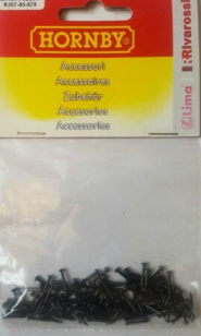 R207 Hornby Nails Length. 10 MM for The Fixing Of Tracks. Approximately 130 Pieces