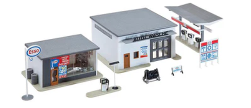 Faller - FAL-130296 - Petrol Station & Car Wash (HO Scale)