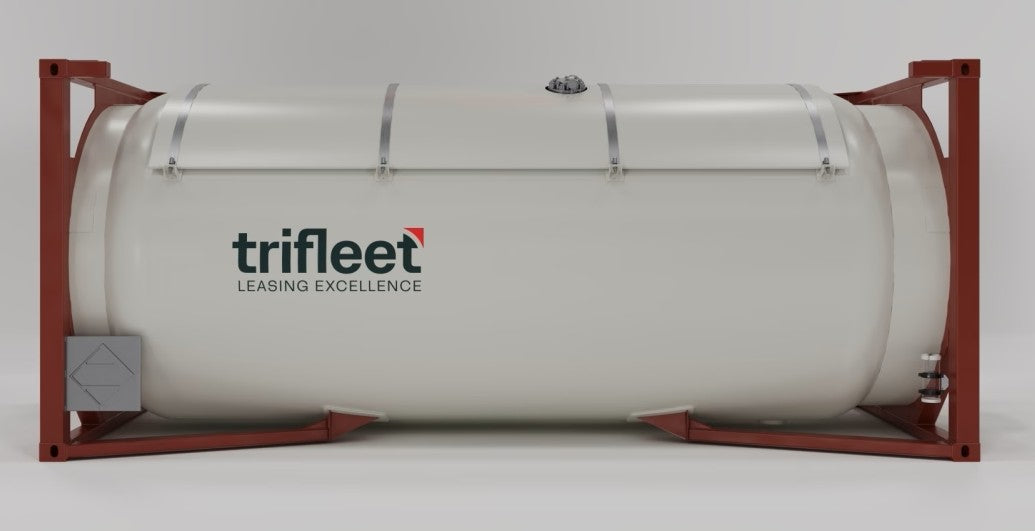 Tri Fleet 20ft Tank Container (H0 Gauge) 1:87 Scale