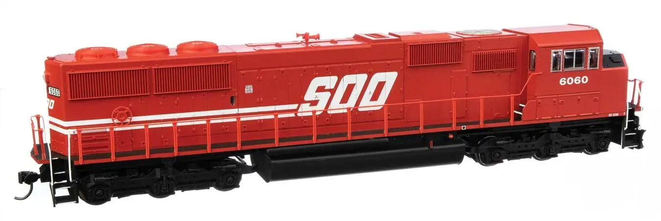 Walthers Part #20321 EMD SD60M HO Scale with 3-Piece Windshield - ESU(R) Sound & DCC - Soo Line #6060