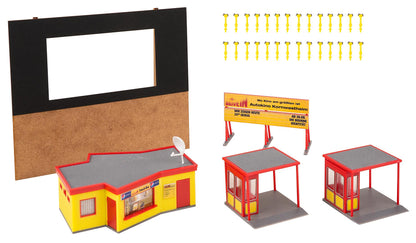 Faller Part #130880 H0 Scale (1:87 Scale) Drive-in movie theatre Requires assembly & glue / cement