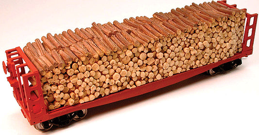 Walthers Part #214-7262 Cast Resin Freight Car Load - Pulpwood for Atlas Cars (sold separately)
