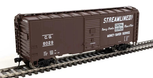 Walther's Mainline #2729 HO Scale 40' AAR Modified 1937 Boxcar - Ready to Run -- Central of Georgia #6029