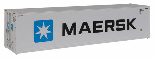 H0 Scale #8353 40' Hi Cube Smooth Side Reefer Container - Assembled -- Maersk