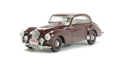 Oxford Diecast 43HT001 Healey Tickford in Maroon Monte Carlo 1953. O Gauge (1:43 Scale)