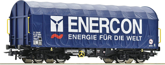 Roco 76448 H0 Gauge, Sliding Tarpaulin Wagon, type Shimms, "Enercon", epoch VI