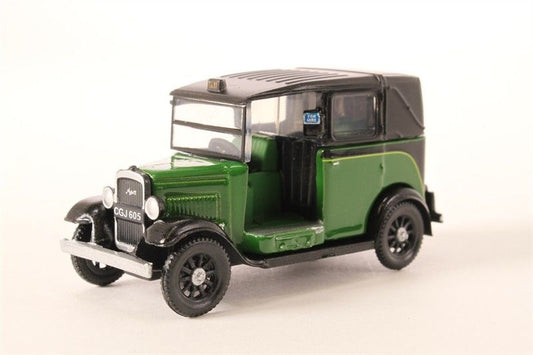 Oxford Diecast 76AT005 Austin Low Loader Taxi in Westminster Green. 00 Gauge (1:76)