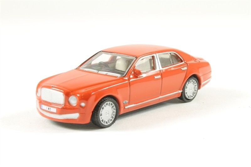 Oxford Diecast 76BM004 Bentley Mulsanne St James Red. 00 Gauge (1:76)