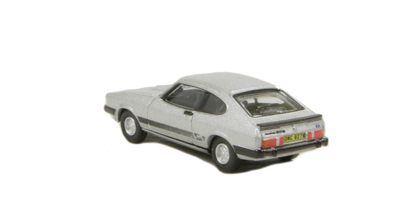 Oxford Diecast 76CAP001 Ford Capri Mk3 Strato Silver - Bodie (of "The Professionals"). 00 Gauge (1:76)