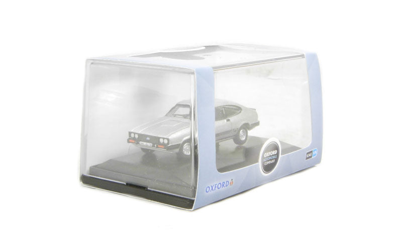 Oxford Diecast 76CAP001 Ford Capri Mk3 Strato Silver - Bodie (of "The Professionals"). 00 Gauge (1:76)