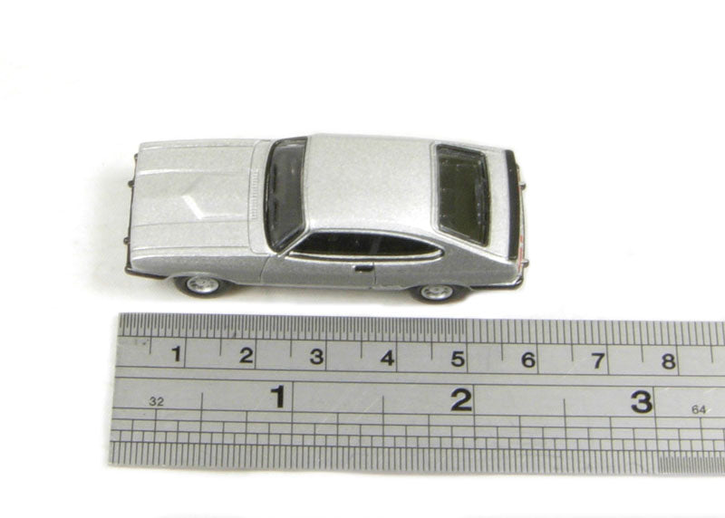 Oxford Diecast 76CAP001 Ford Capri Mk3 Strato Silver - Bodie (of "The Professionals"). 00 Gauge (1:76)