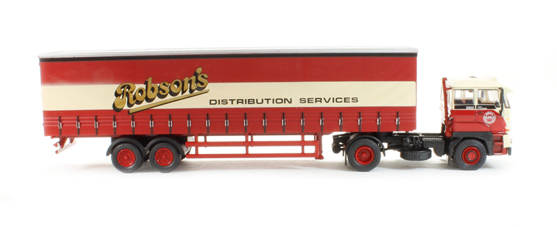 Oxford Diecast 76D28001 DAF 2800 40ft Curtain side Robsons