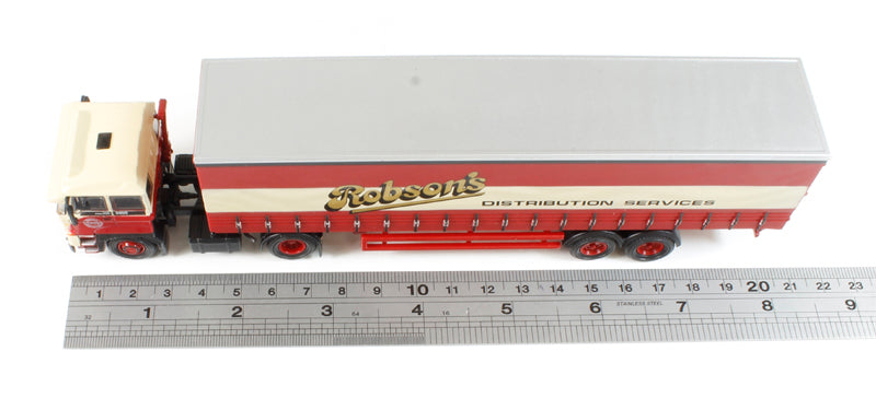 Oxford Diecast 76D28001 DAF 2800 40ft Curtain side Robsons