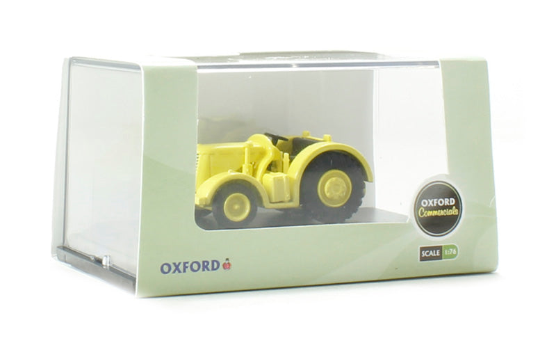 Oxford Diecast 76DBT004 David Brown Tractor in Yellow. 00 Gauge (1:76)