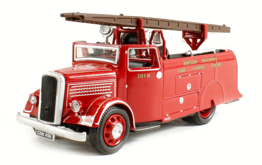 Oxford Diecast 76DL4004 Dennis Light 4 "New World" Fire Engine British Railways. 00 Gauge (1:76)