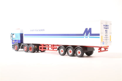 Oxford Diecast 76EC002 ERF EC Olympic 40 ft fridge with a Scottish livery - John McKirdy