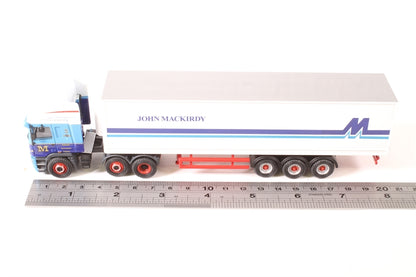 Oxford Diecast 76EC002 ERF EC Olympic 40 ft fridge with a Scottish livery - John McKirdy