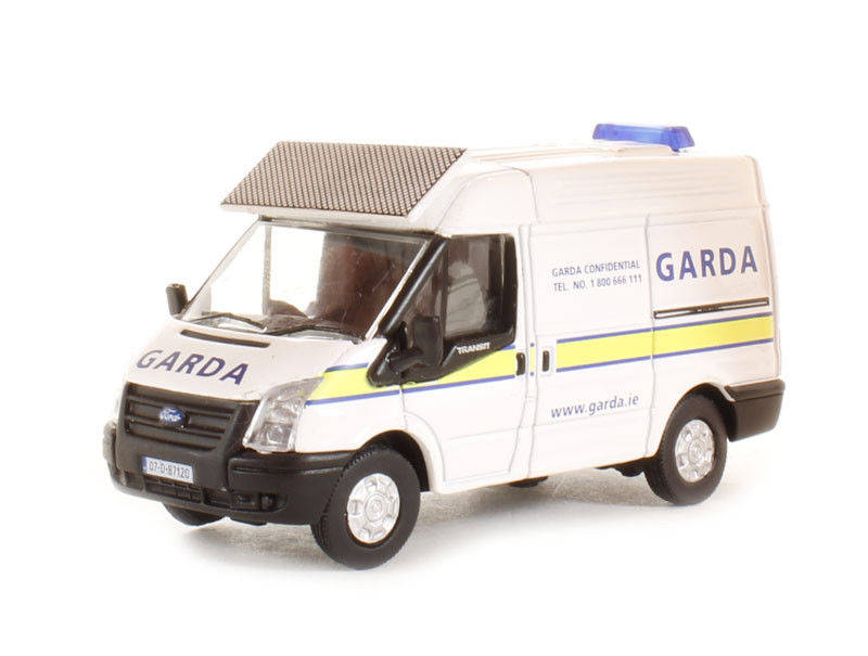 Oxford Diecast 76FT007 Ford Transit SWB Med "Garda" OO Gauge (1:76 Scale)