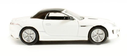 Oxford Diecast 76FTYP002 Jaguar F Type in Polaris White OO Gauge (1:76 Scale)