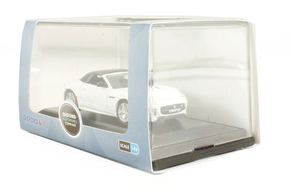 Oxford Diecast 76FTYP002 Jaguar F Type in Polaris White OO Gauge (1:76 Scale)