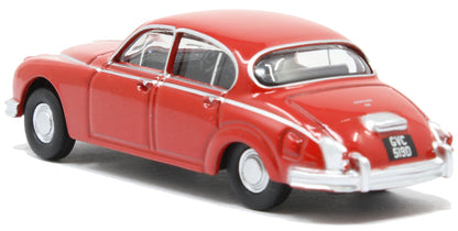 Oxford Diecast 76JAG2007 Jaguar Mk2 Carmen Red OO Gauge (1:76 Scale)