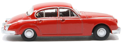 Oxford Diecast 76JAG2007 Jaguar Mk2 Carmen Red OO Gauge (1:76 Scale)