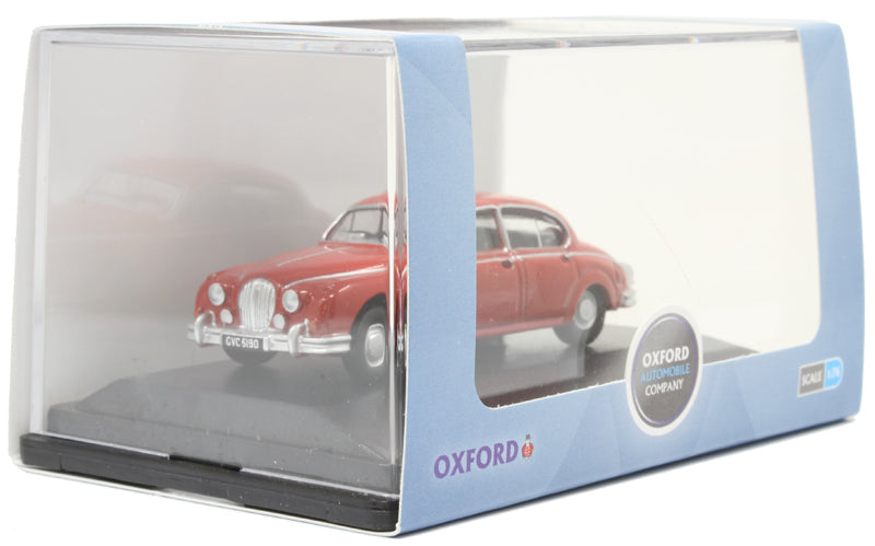 Oxford Diecast 76JAG2007 Jaguar Mk2 Carmen Red OO Gauge (1:76 Scale)