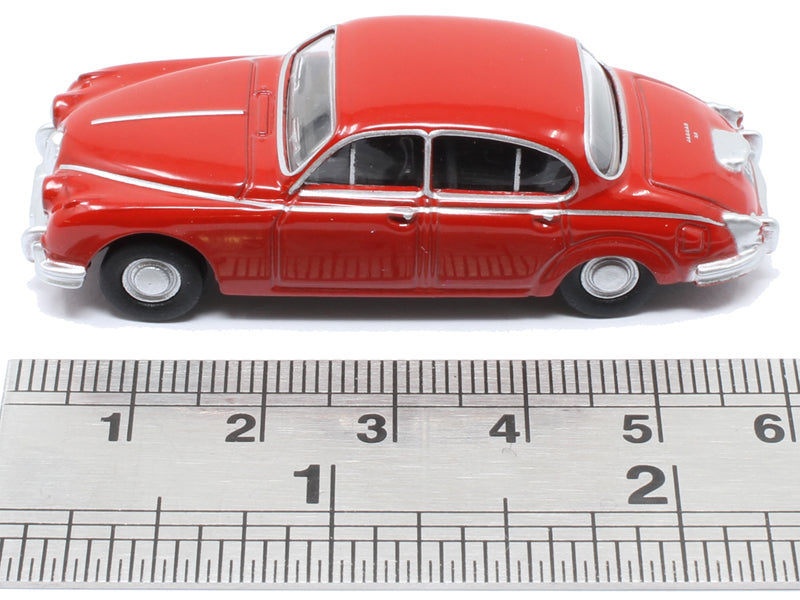 Oxford Diecast 76JAG2007 Jaguar Mk2 Carmen Red OO Gauge (1:76 Scale)