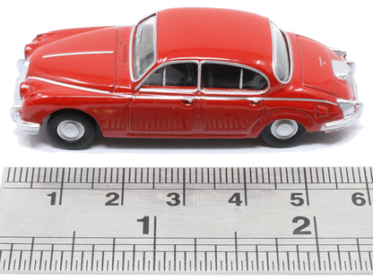 Oxford Diecast 76JAG2007 Jaguar Mk2 Carmen Red OO Gauge (1:76 Scale)