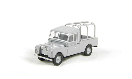Oxford Diecast 76LAN1109001 Land Rover Series 1 109" with frame in Grey. OO Gauge (1:76 Scale)