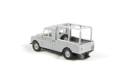 Oxford Diecast 76LAN1109001 Land Rover Series 1 109" with frame in Grey. OO Gauge (1:76 Scale)