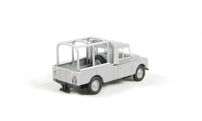 Oxford Diecast 76LAN1109001 Land Rover Series 1 109" with frame in Grey. OO Gauge (1:76 Scale)