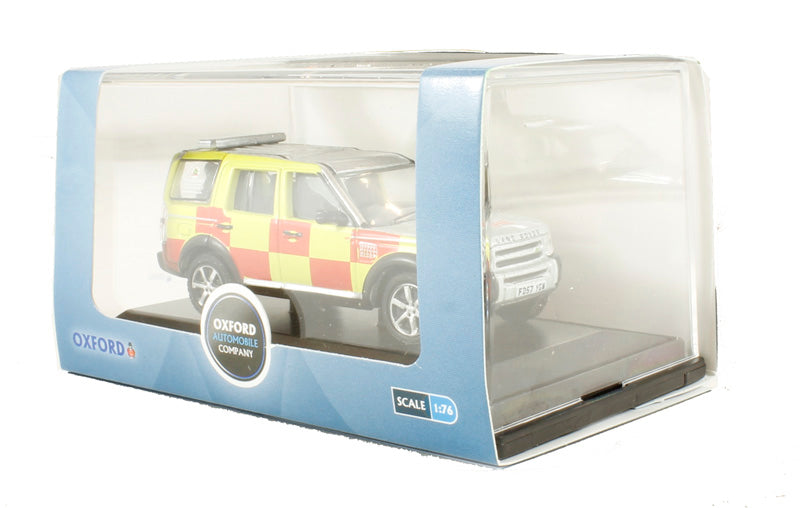 Oxford Diecast 76LRD005 Land Rover Discovery Mk3 Nottinghamshire Fire & Rescue OO Gauge (1:76 Scale)