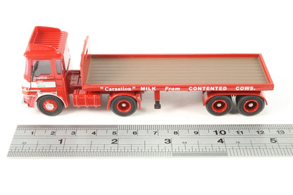 Oxford Diecast 76LV002 ERF LV Flatbed Semi Trailer 00 Gauge (1:76 Scale)