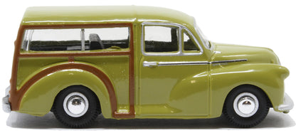 Oxford Diecast 76MMT010 Morris Traveller Lime-flower. OO Gauge (1:76 Scale)