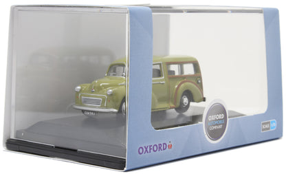 Oxford Diecast 76MMT010 Morris Traveller Lime-flower. OO Gauge (1:76 Scale)